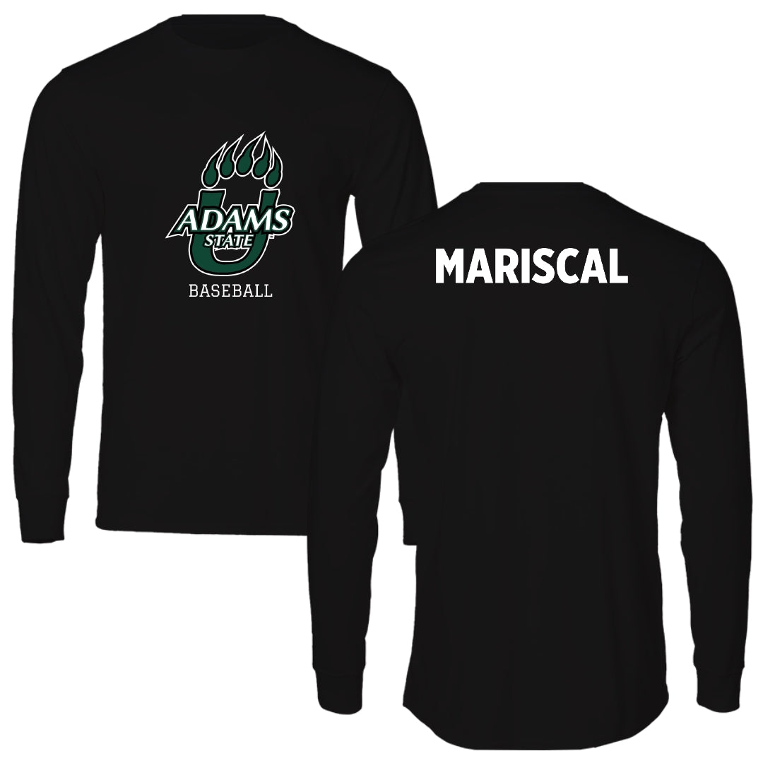 Adams State University Baseball Black State Long Sleeve - Luke Mariscal