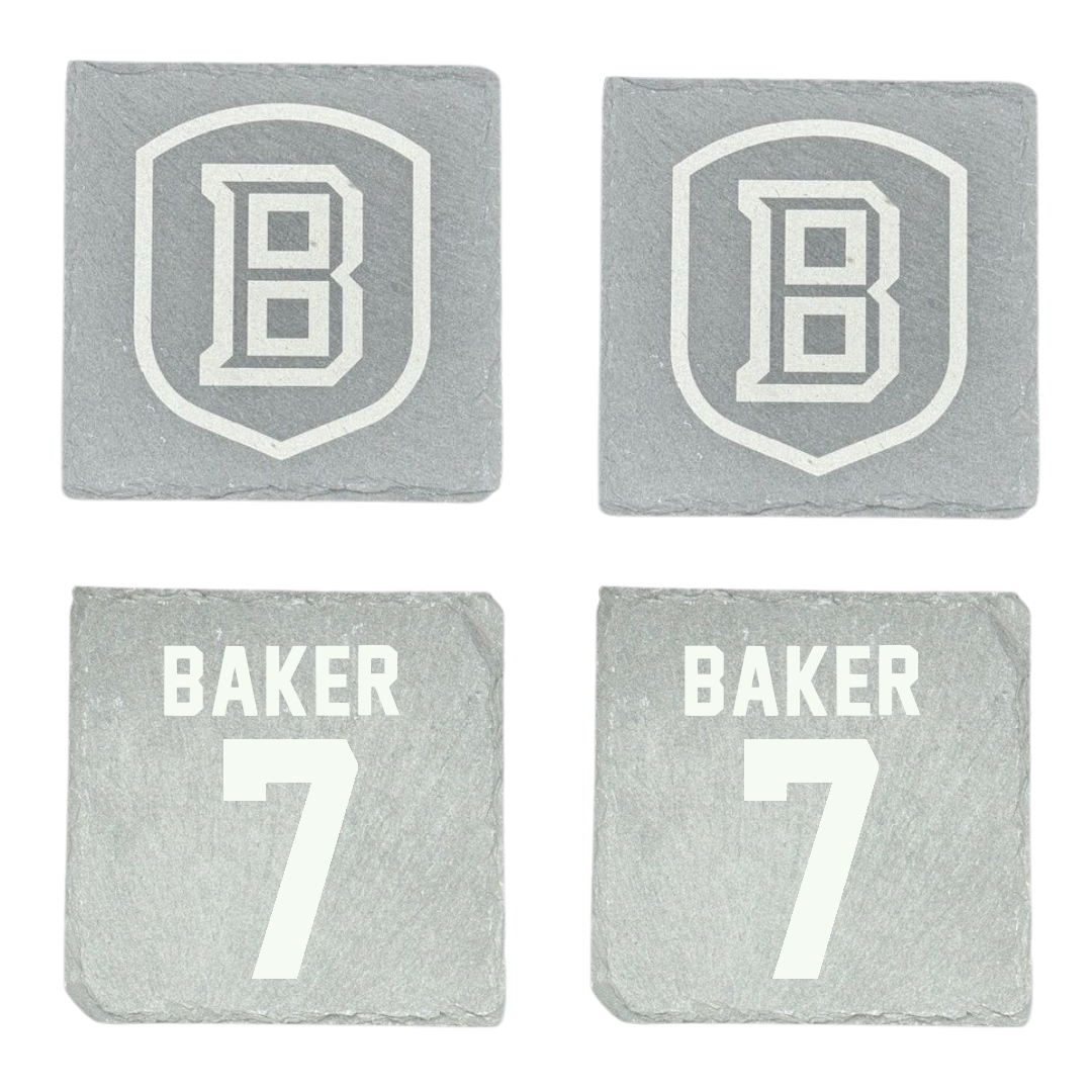 Bradley University Softball Stone Coaster (4 Pack)  - #7 Masyn Baker