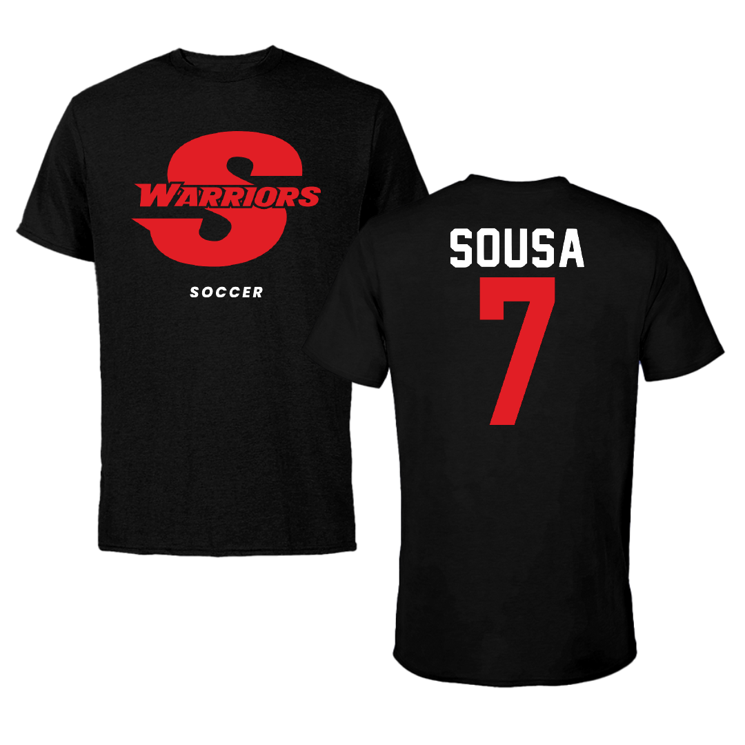 Stanislaus State Soccer Black Tee - #7 Haylee Sousa
