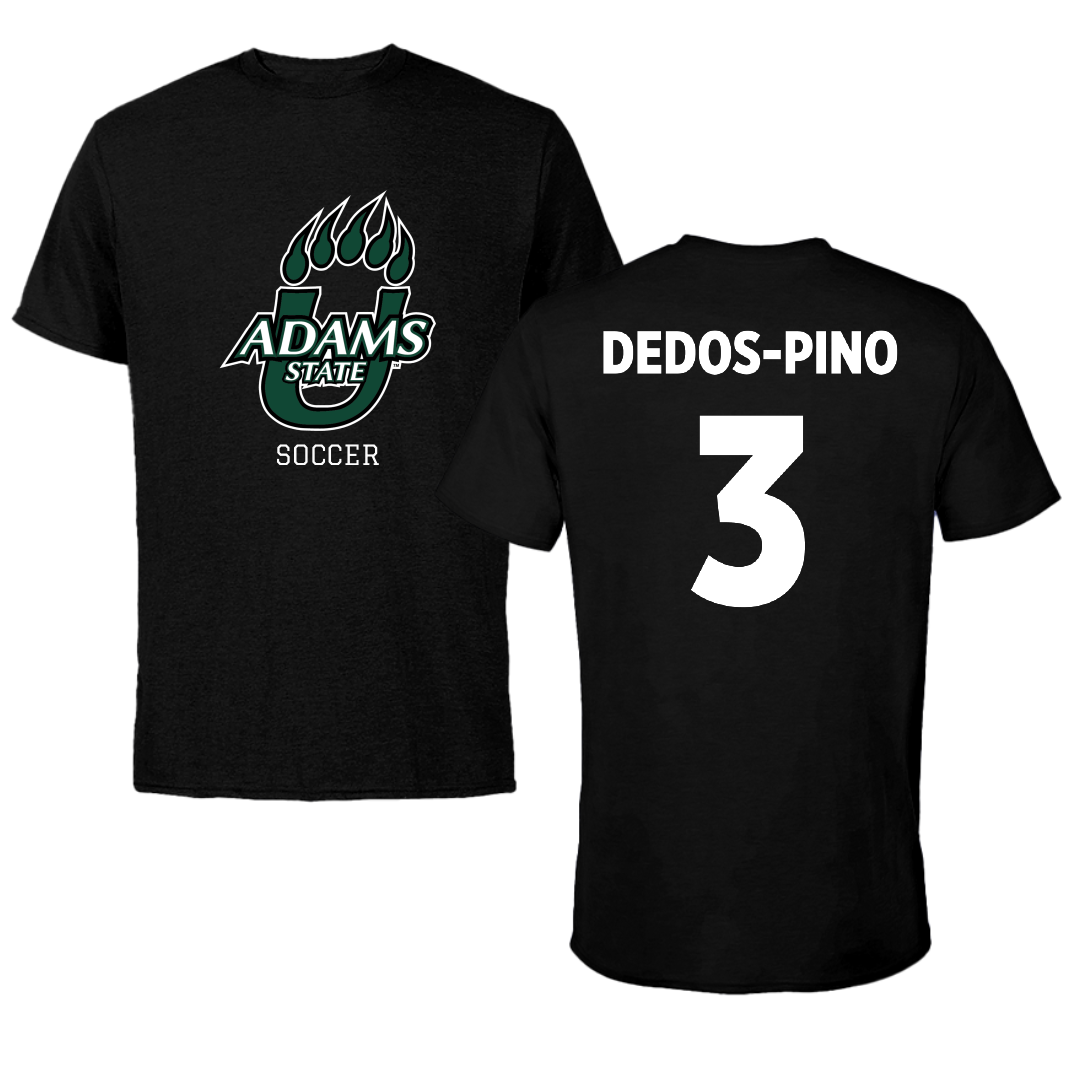 Adams State University Soccer Black State Performance Tee - #3 Yarelis Dedos-Pino