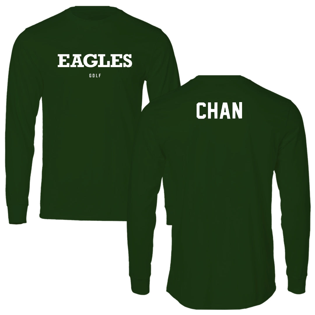 Eastern Michigan University Golf Forest Green Long Sleeve - Tim Chan