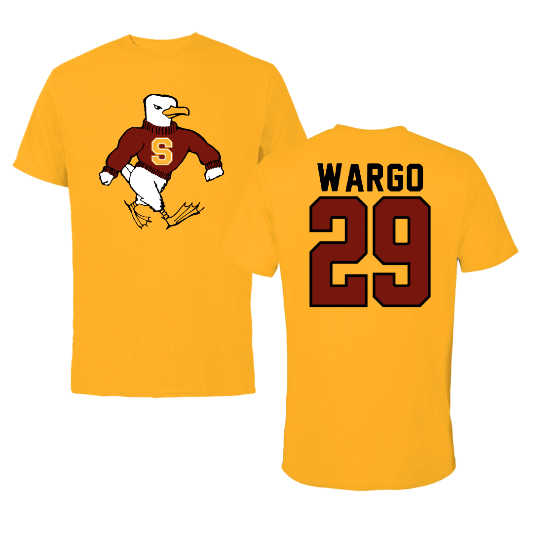 Salisbury University Football Gold Performance Tee - #29 Colin Wargo