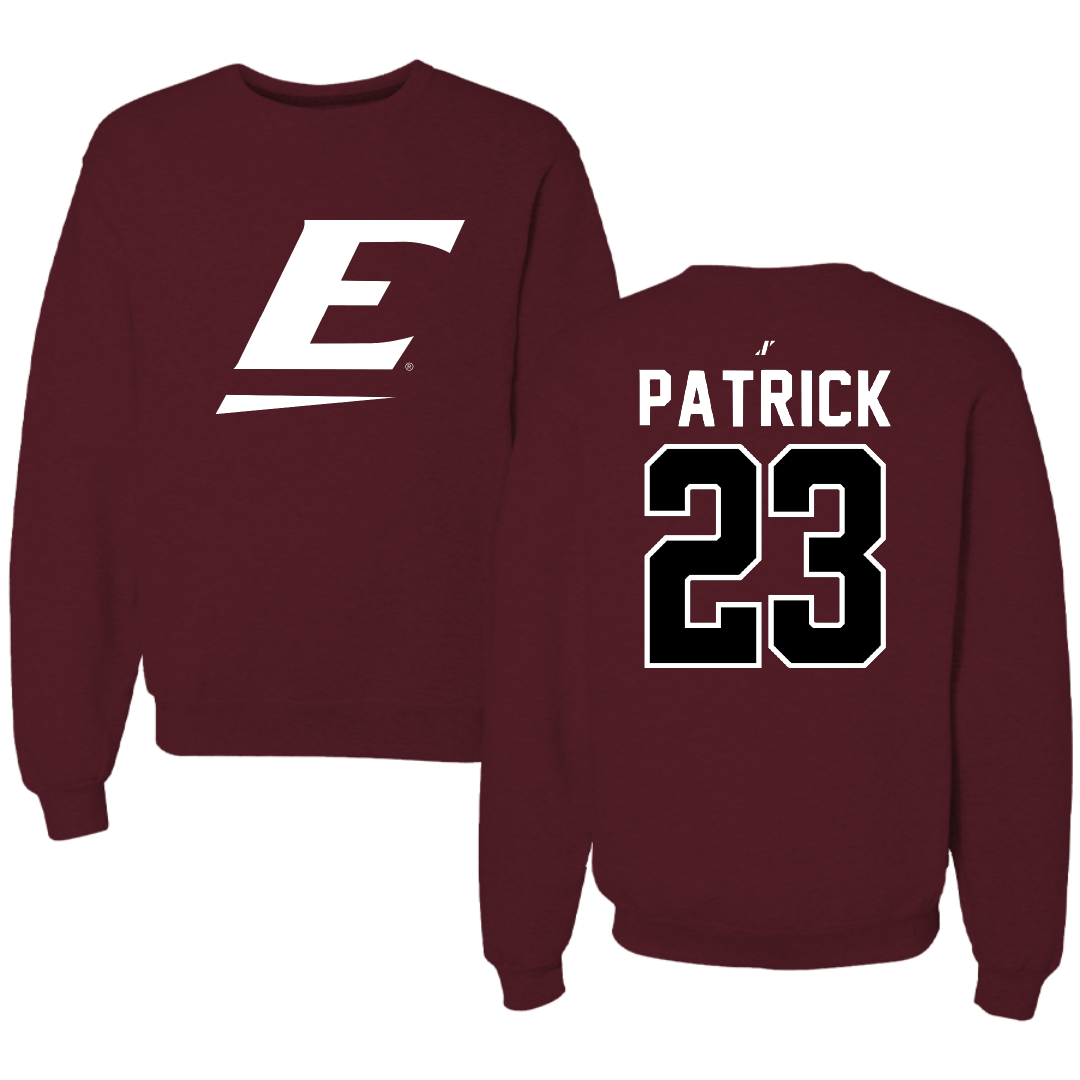 Eastern Kentucky University Soccer Maroon Crewneck - #23 Reese Patrick