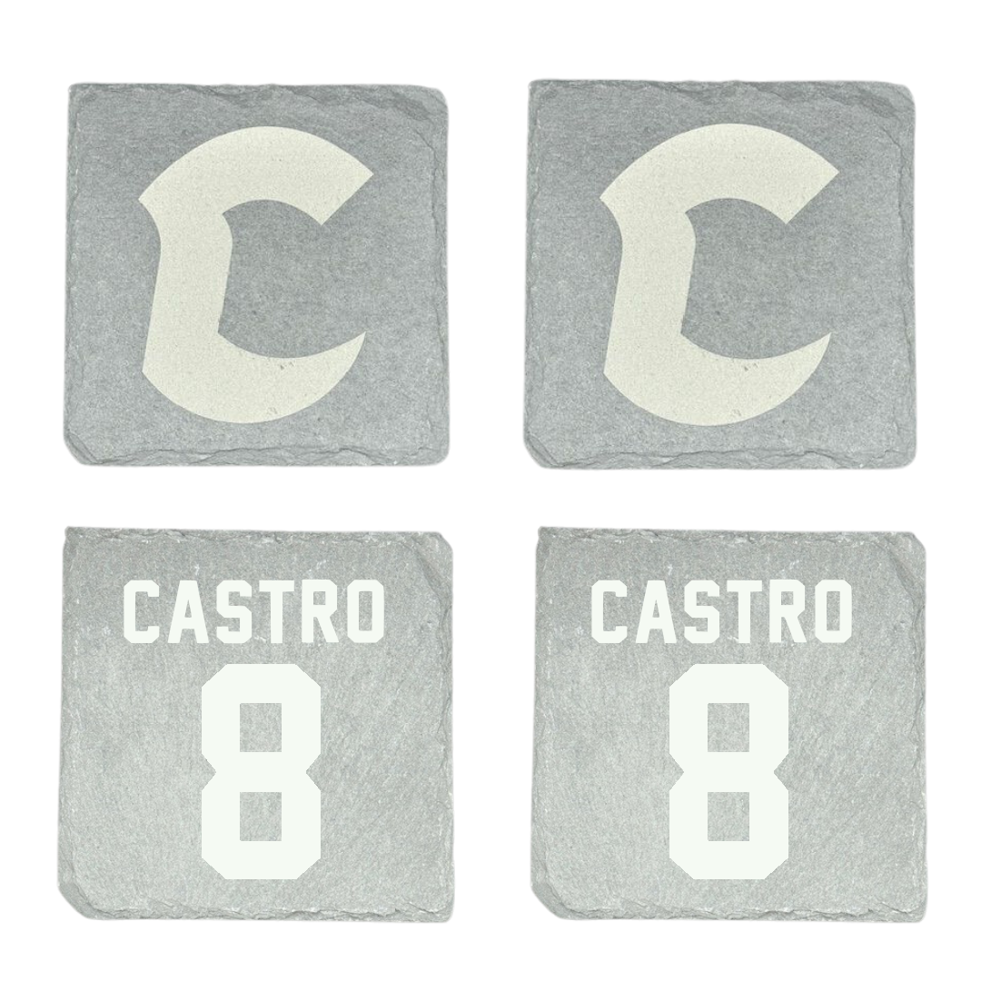 Chaminade University Baseball Stone Coaster (4 Pack)  - #8 Sebastian Castro