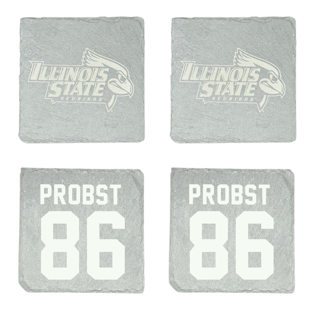 Illinois State University Football Stone Coaster (4 Pack)  - #86 Brady Probst
