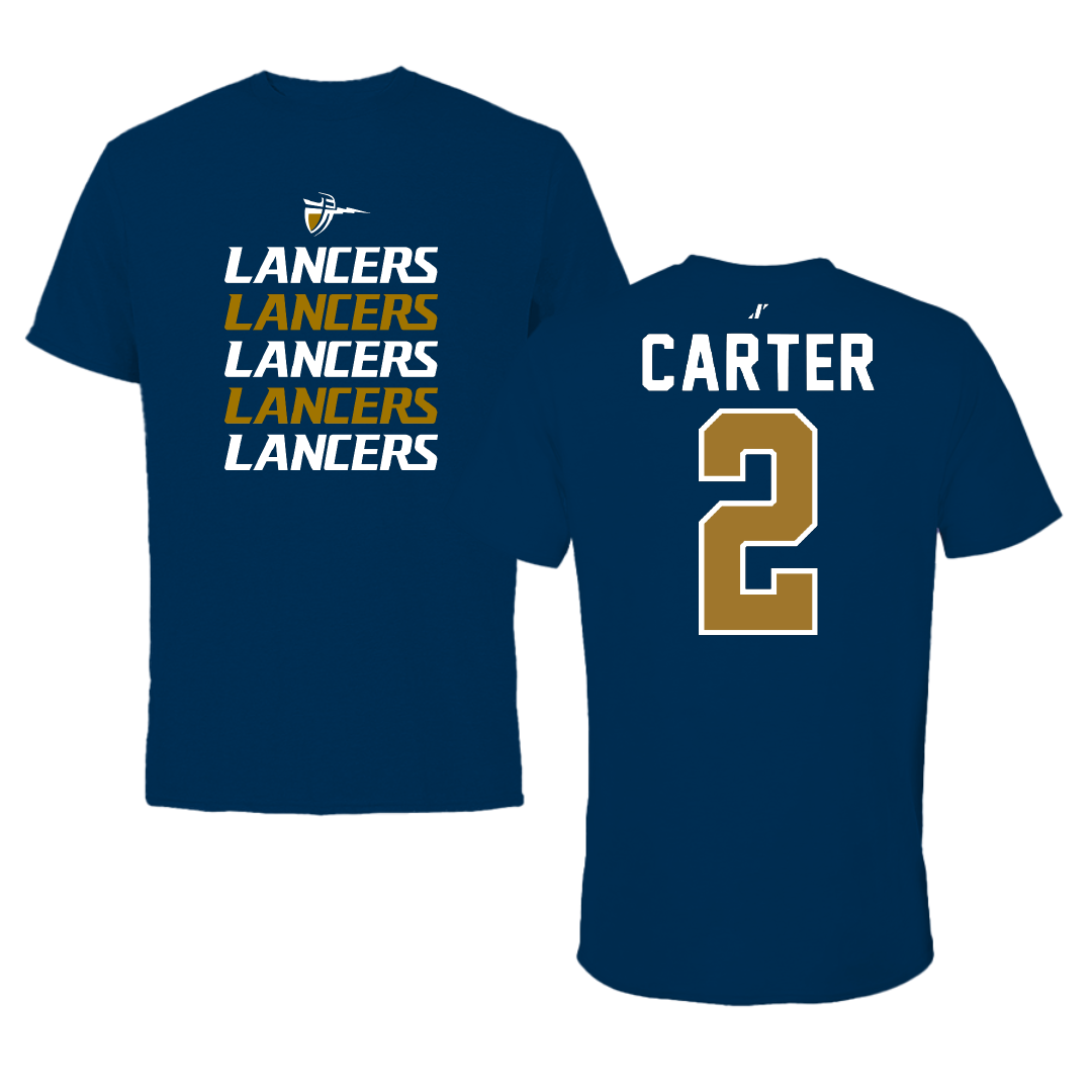 California Baptist University Water Polo Navy General Performance Tee - #2 Cayleigh Carter