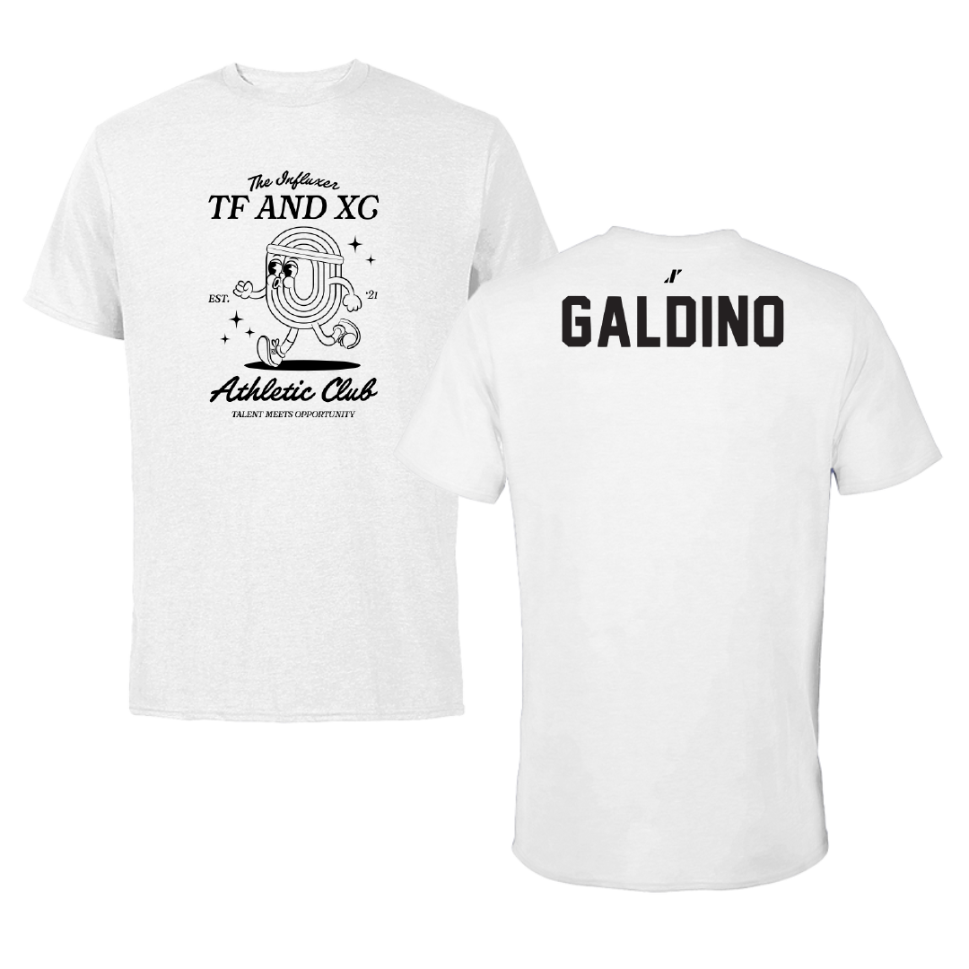 TF and XC White Influxer Athletic Club Tee - Emanuel Galdino