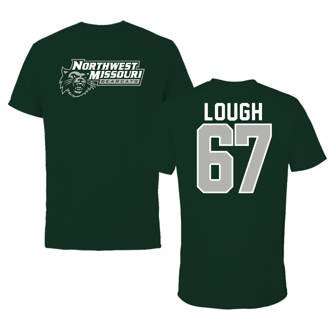 Northwest Missouri State University Football Forest Green Tee - #67 Sam Lough