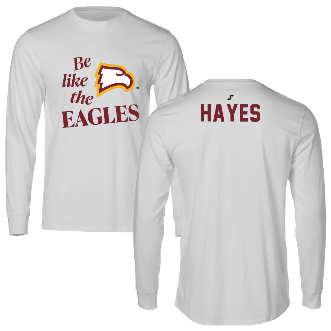 Winthrop University TF and XC Light Gray Be Like Us Performance Long Sleeve - Michaela Hayes