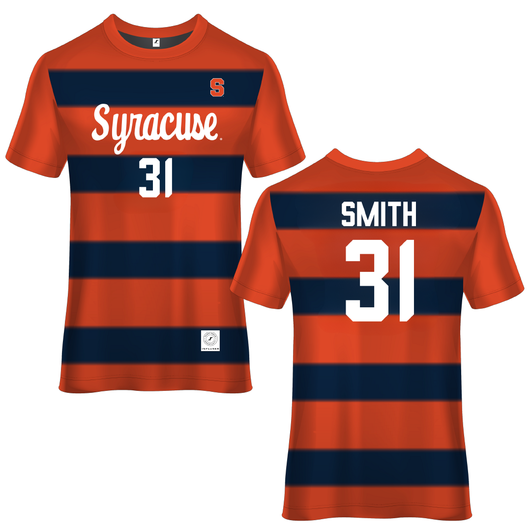Syracuse University Orange Striped Soccer Jersey - #31 Braedon Smith