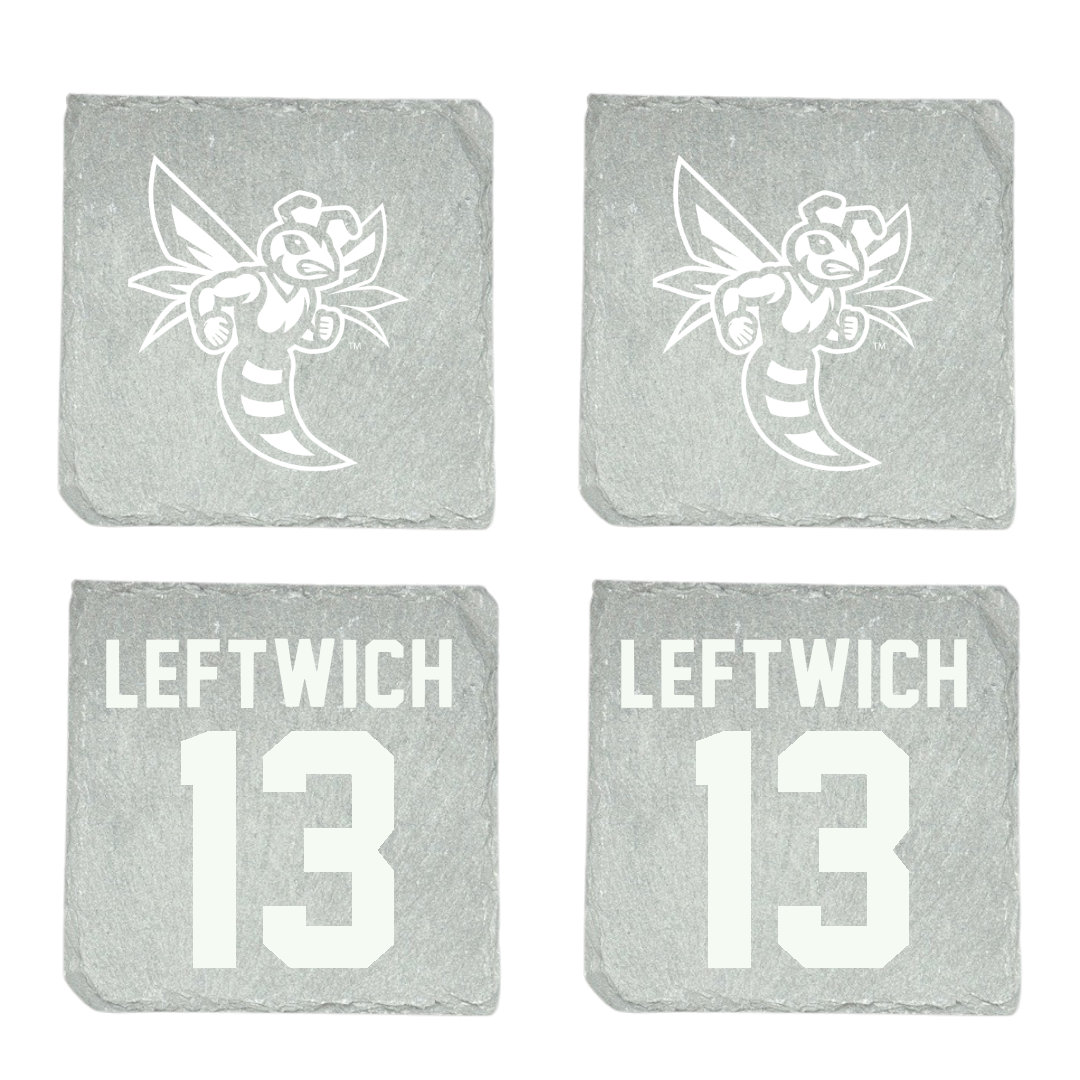 Emory & Henry College Lacrosse Stone Coaster (4 Pack)  - #13 Peyton Leftwich