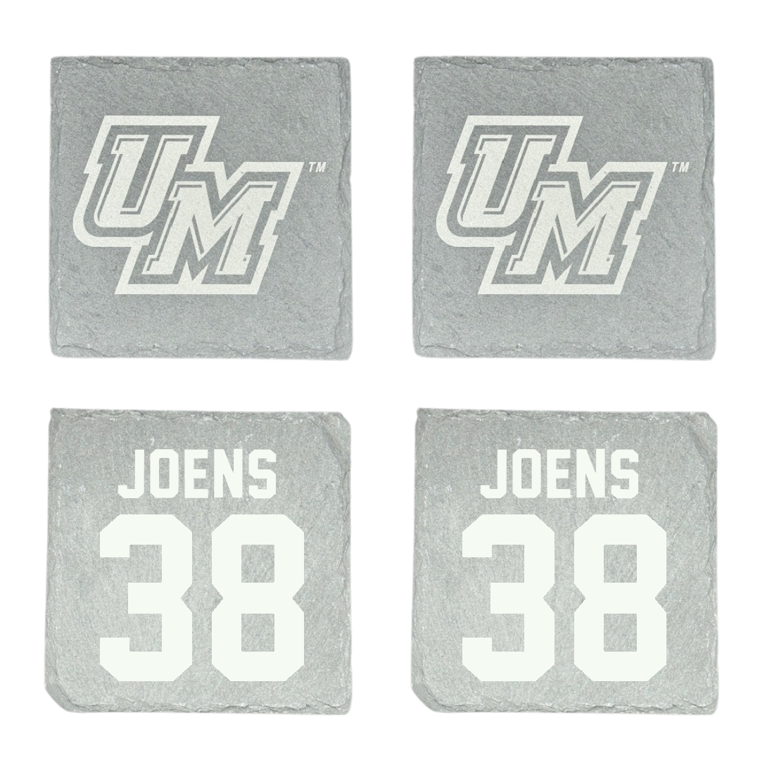 University of Montevallo Baseball Stone Coaster (4 Pack)  - #38 William Joens