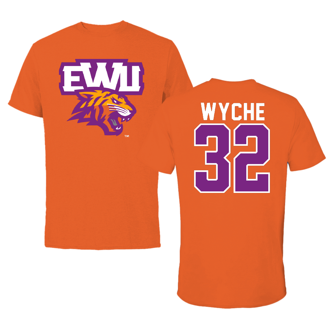 Edward Waters University Basketball Orange Tee - #32 Iaryonna Wyche