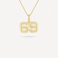 Gold Presidents Pendant and Chain - #69 Vincent Chen