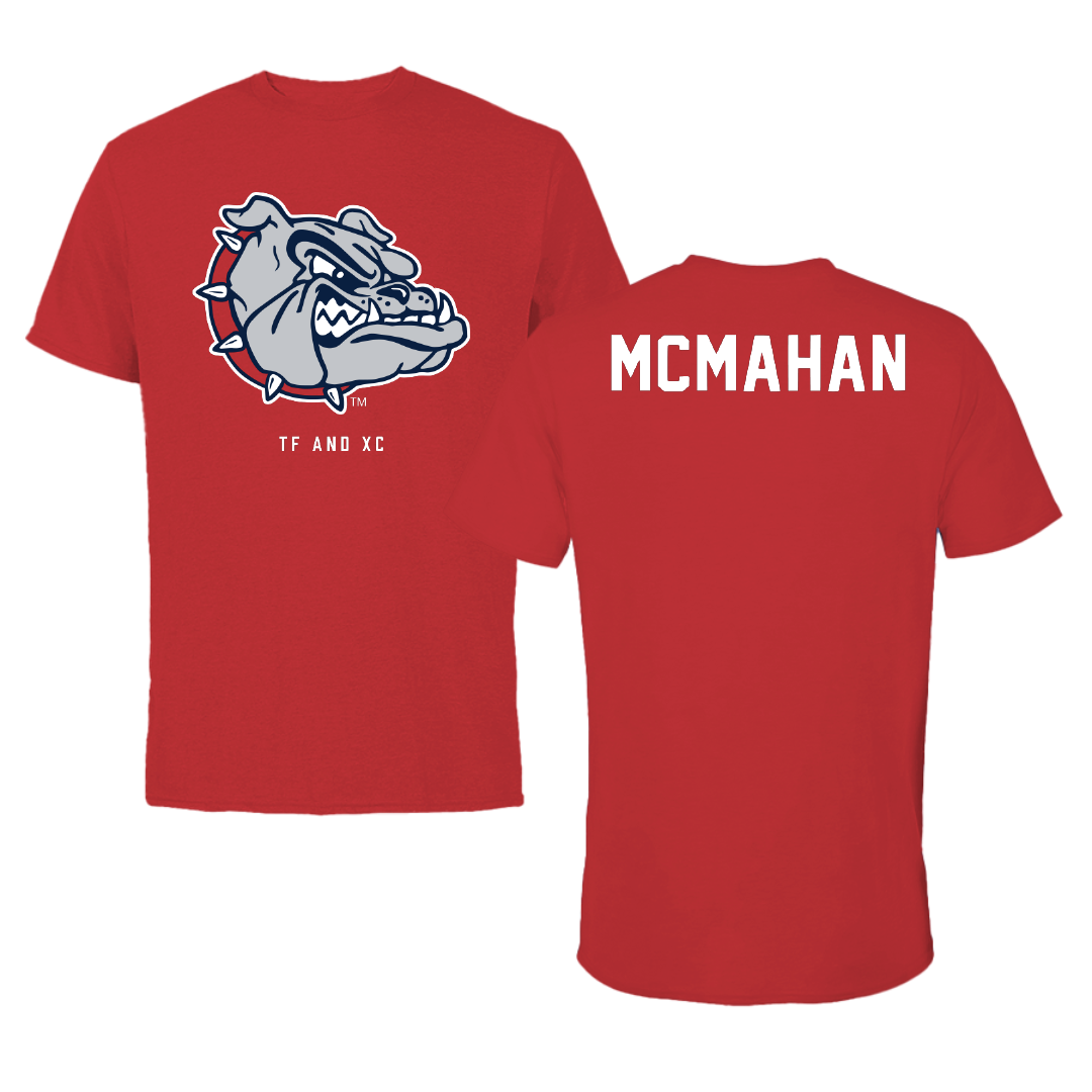 Gonzaga University TF and XC Red Mascot Performance Tee - Noah McMahan