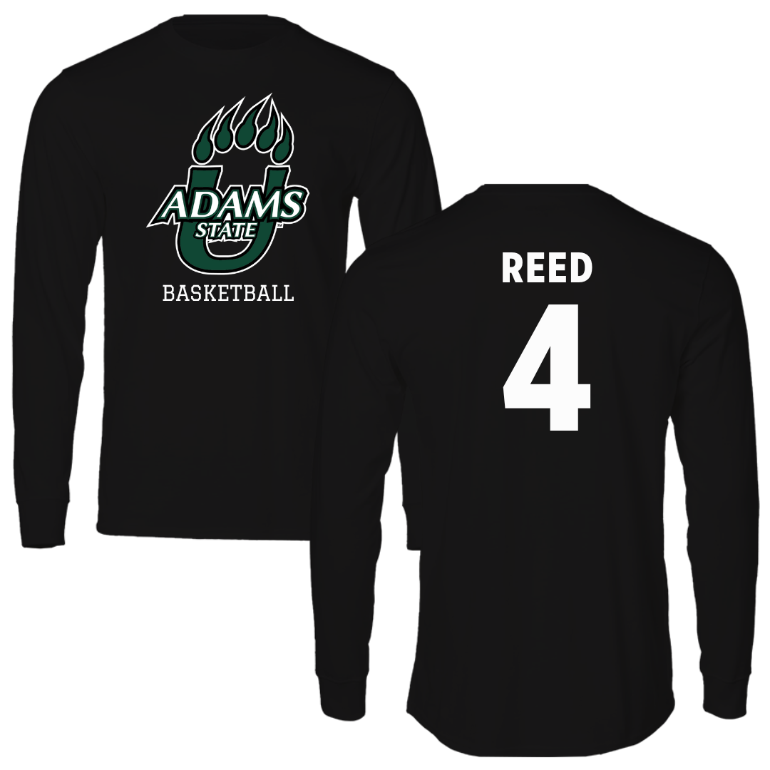 Adams State University Basketball Black State Long Sleeve - #4 Jaylin Reed