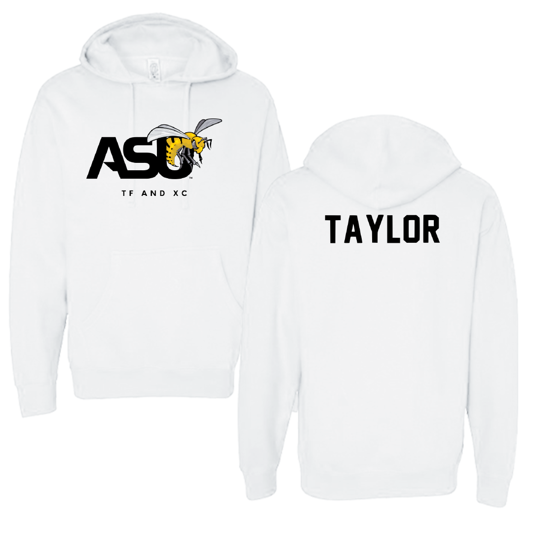 Alabama State University TF and XC White ASU Hoodie - Wilnaya Taylor