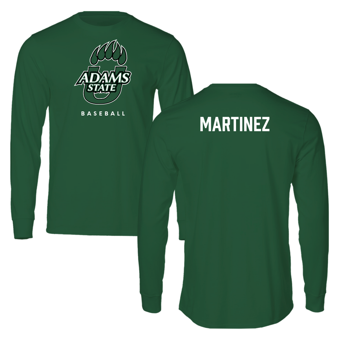 Adams State University Baseball Forest Green Long Sleeve - Gage Martinez