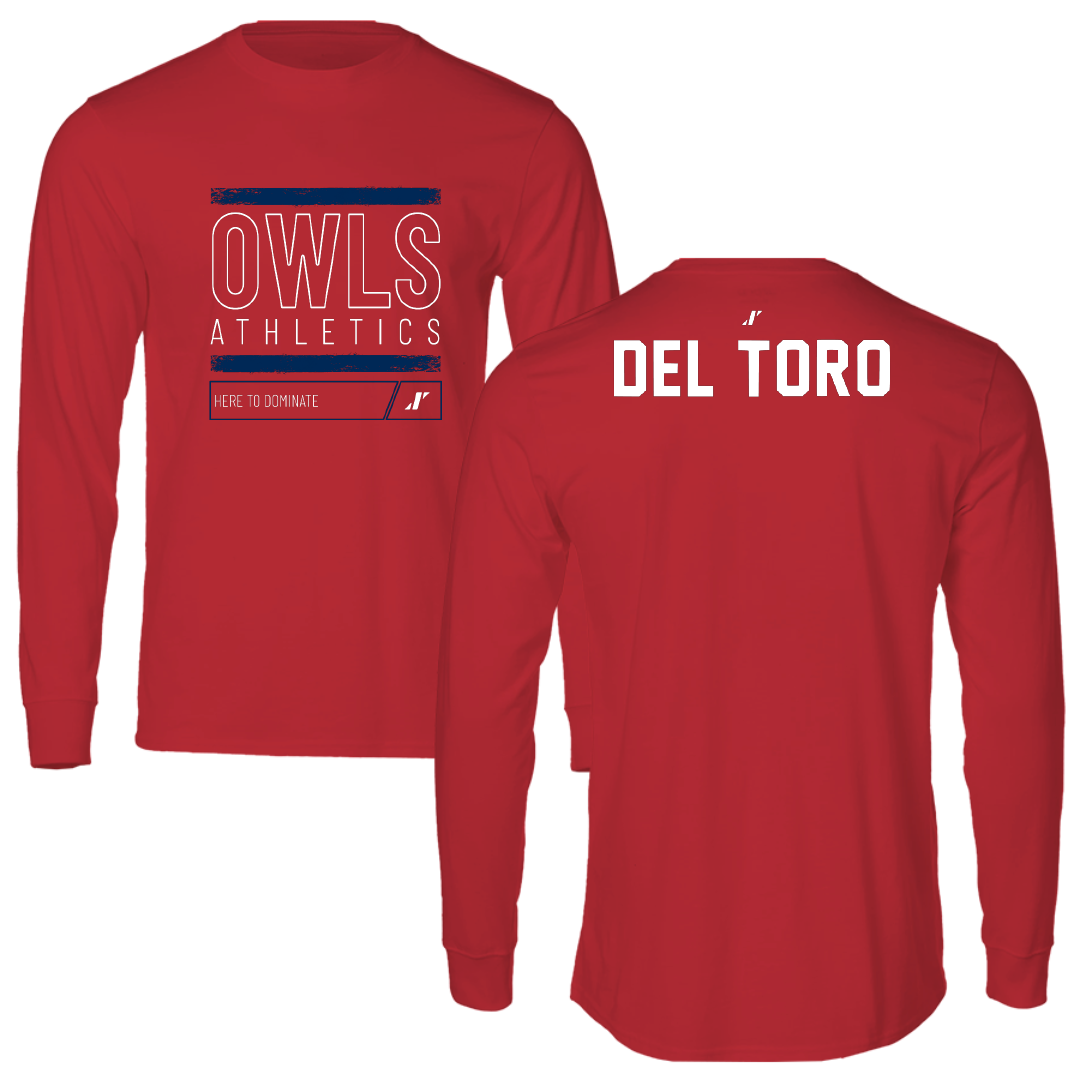 Florida Atlantic University Dance Red Dominate Long Sleeve - Bianca Del Toro