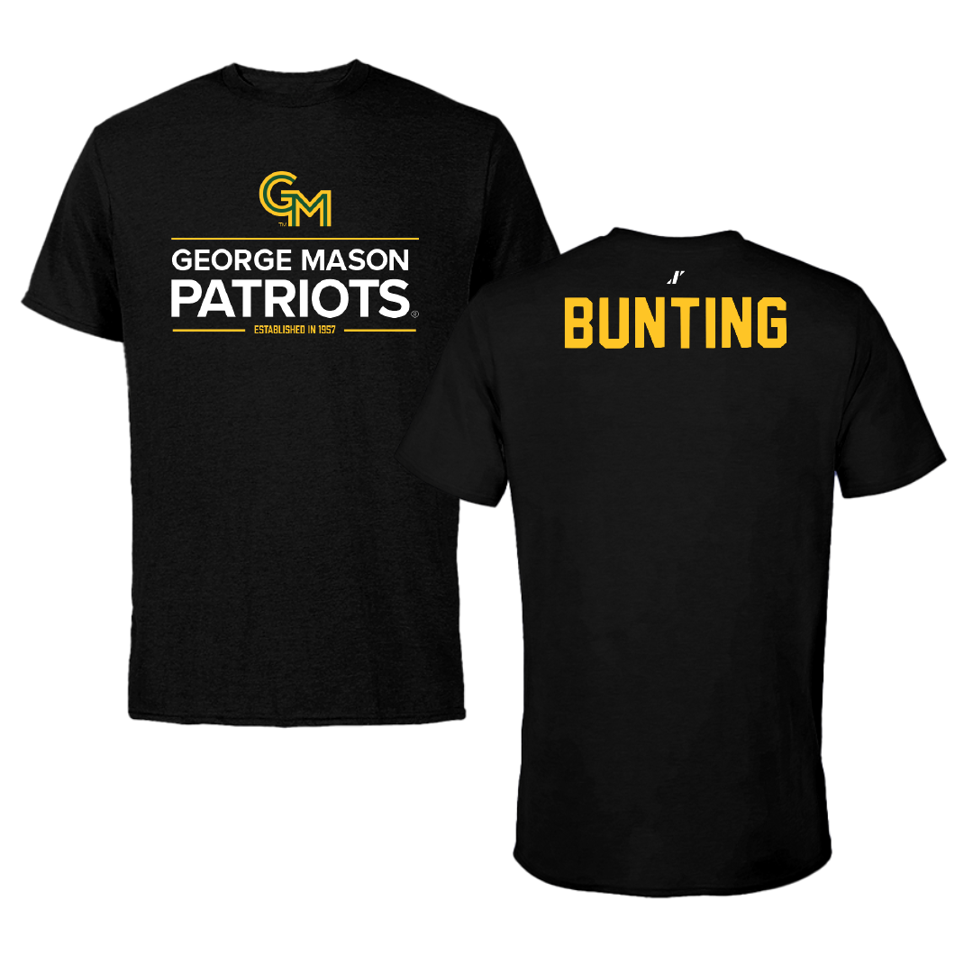 George Mason University Wrestling Black General Tee - Charlie Bunting