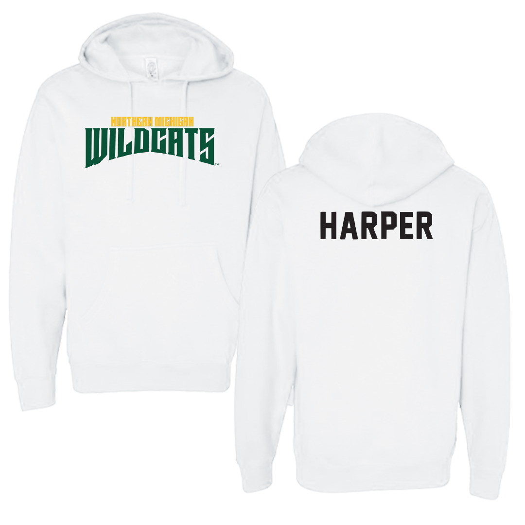 Northern Michigan University TF and XC White Classic Hoodie - Beverly Harper