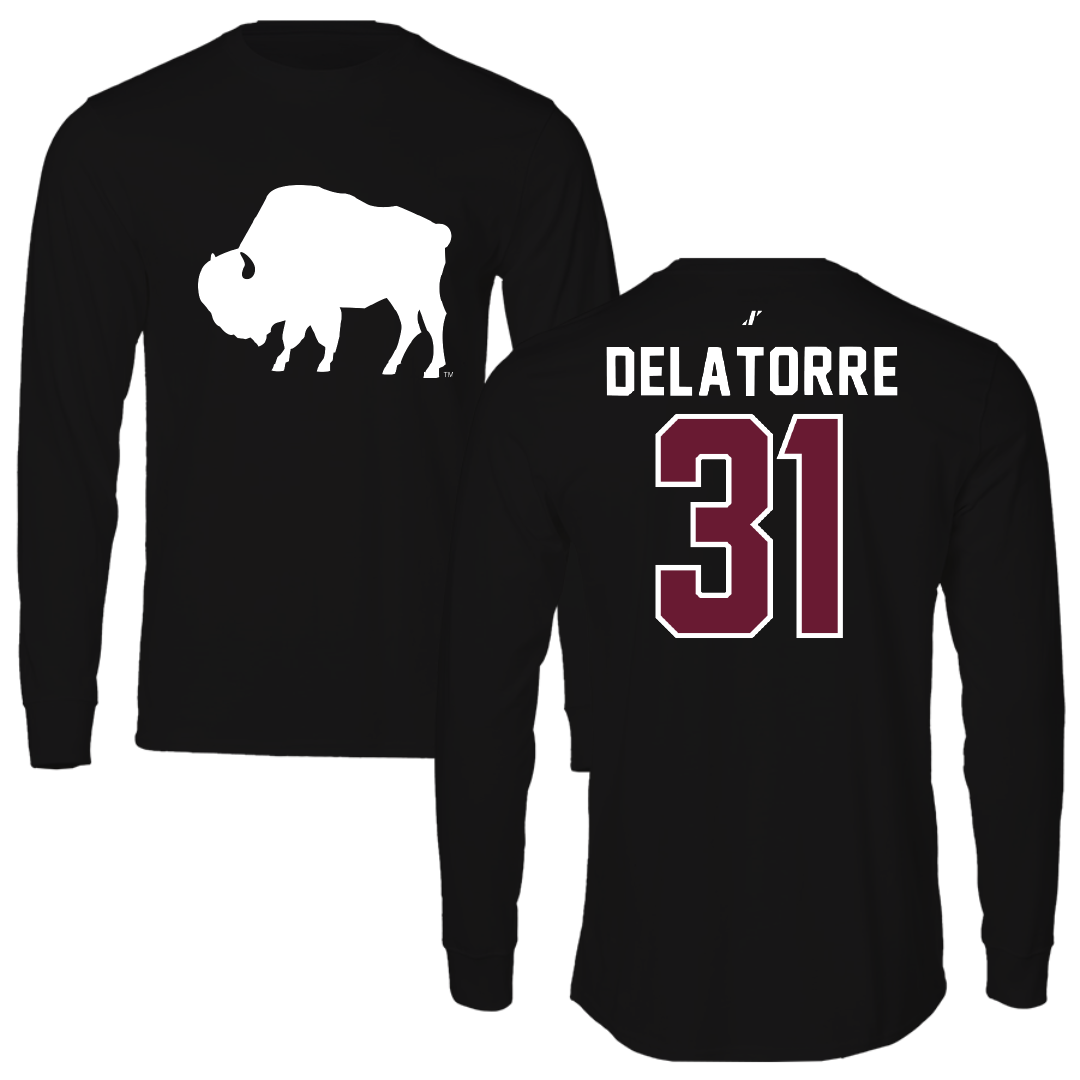 West Texas A&M University Soccer Black Long Sleeve - #31 Antonio DeLaTorre
