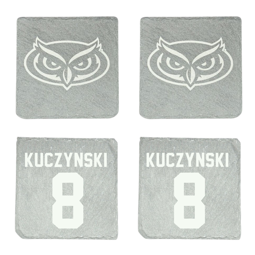 Florida Atlantic University Softball Stone Coaster (4 Pack)  - #8 Brooke Kuczynski