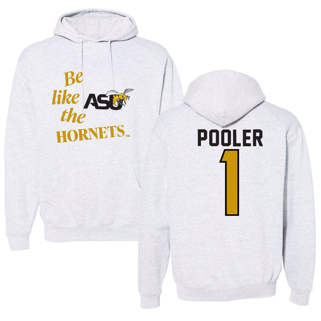 Alabama State University Basketball Light Gray Be Like Us Hoodie - #1 Alanah Pooler