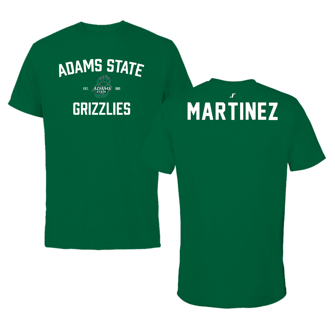 Adams State University Baseball Green General Tee - Jace Martinez