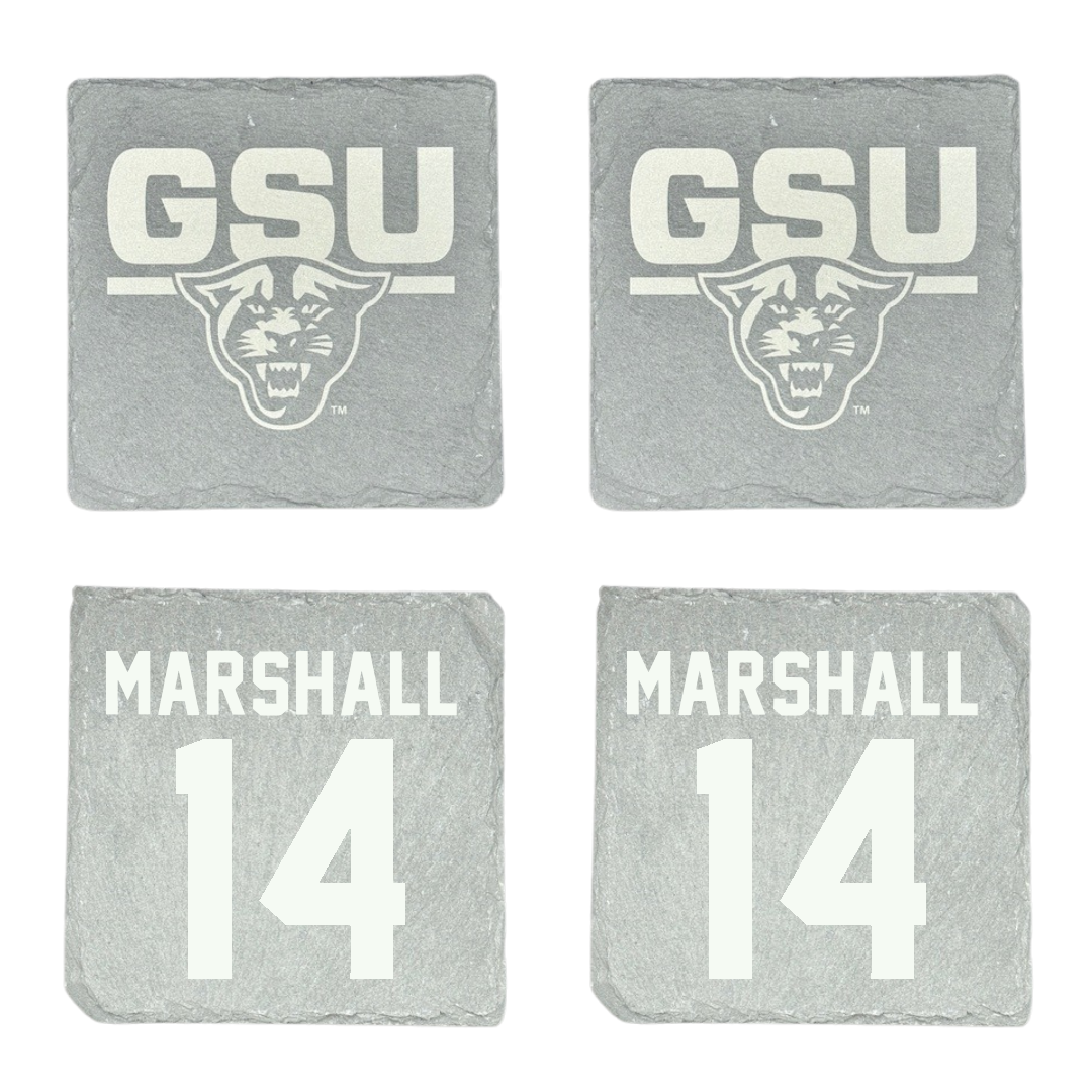 Georgia State University Football Stone Coaster (4 Pack)  - #14 Camerin Marshall