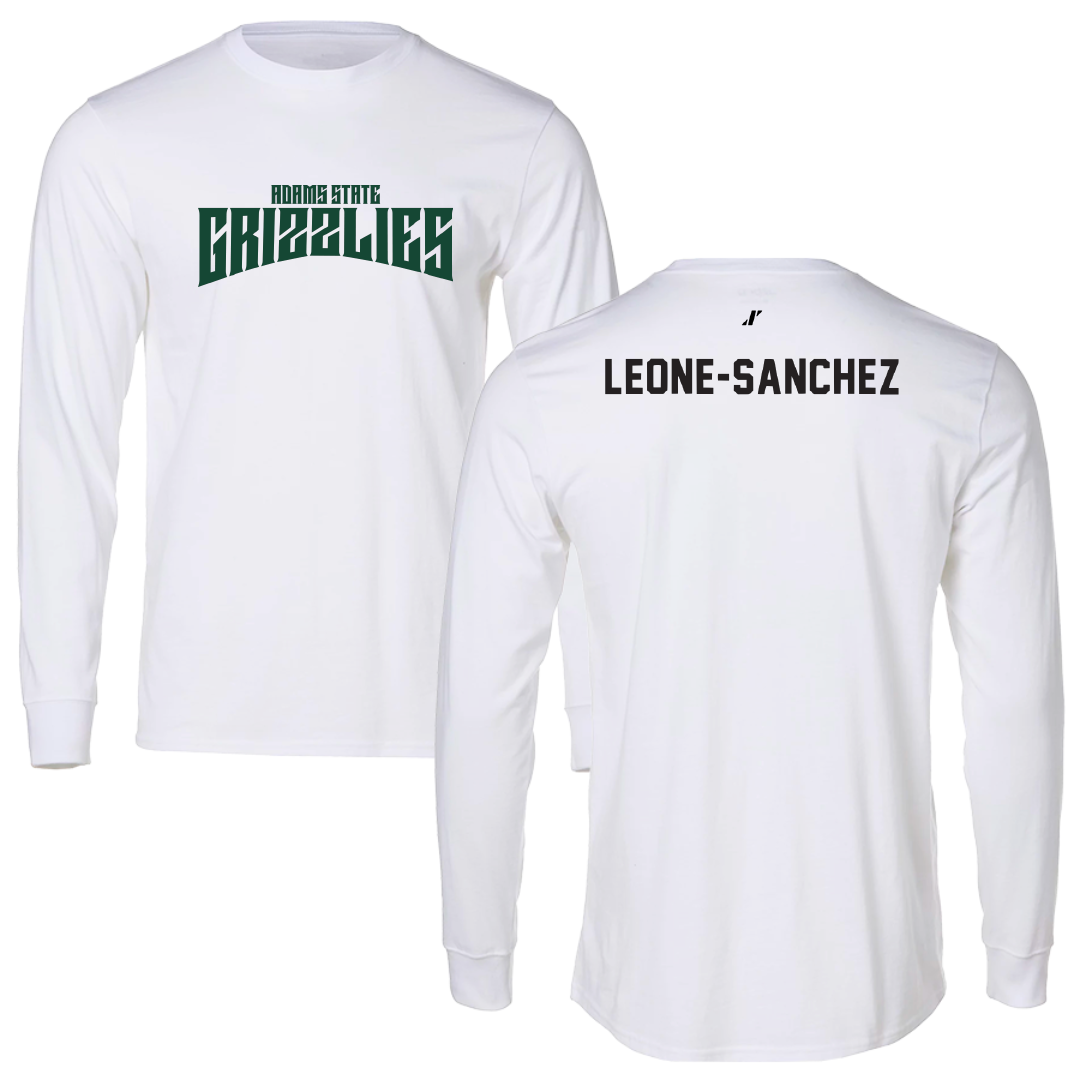 Adams State University Volleyball White Classic Long Sleeve - Sierra Leone-Sanchez