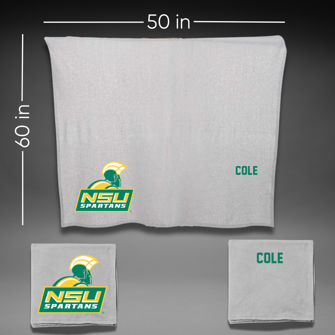 Norfolk State University TF and XC Gray Blanket - Kai Cole
