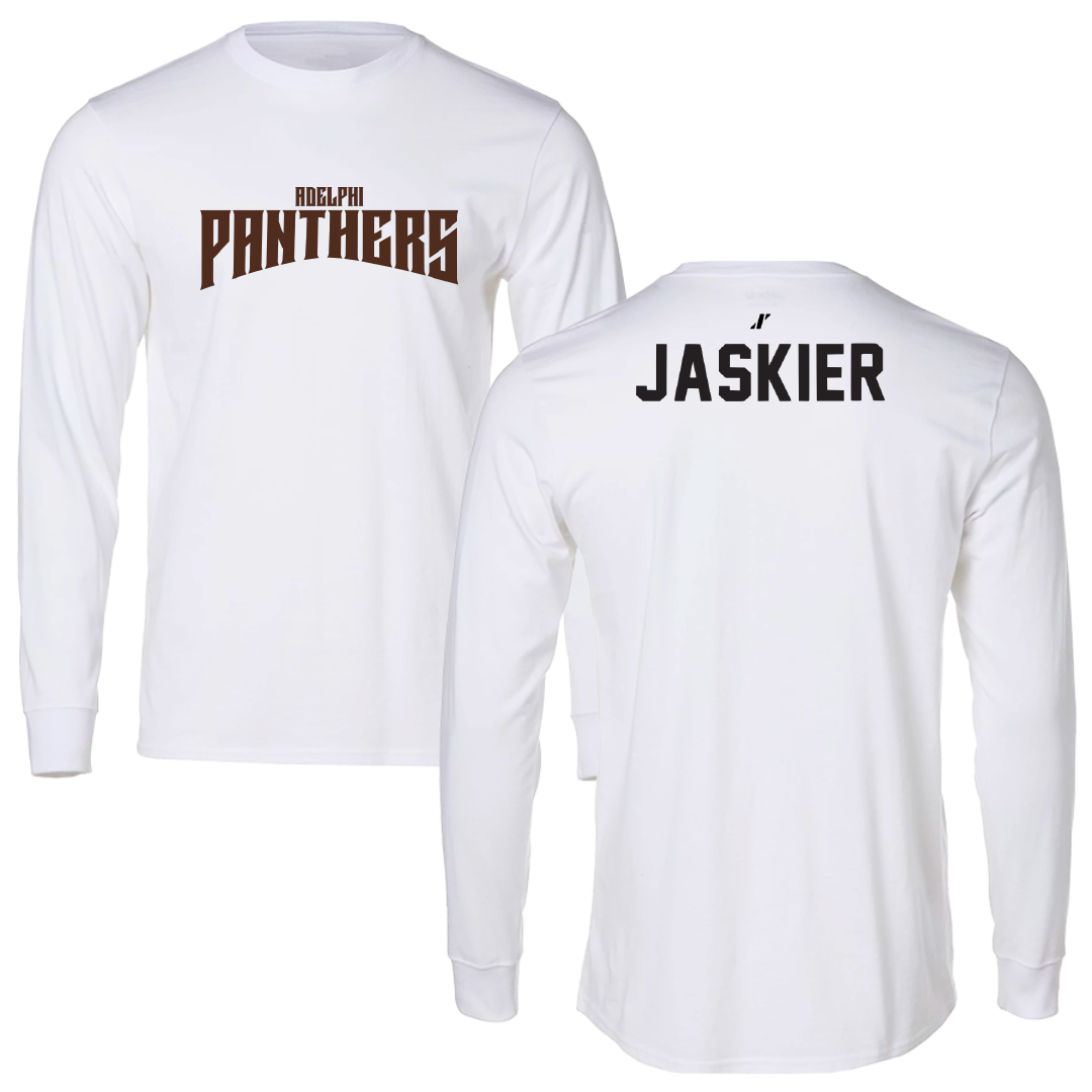 Adelphi University Golf White Classic Performance Long Sleeve - Lauren Jaskier