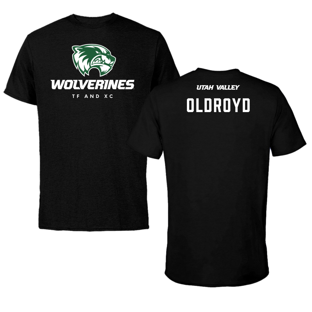 Utah Valley University TF and XC Black Mascot Tee - Kelsi Oldroyd