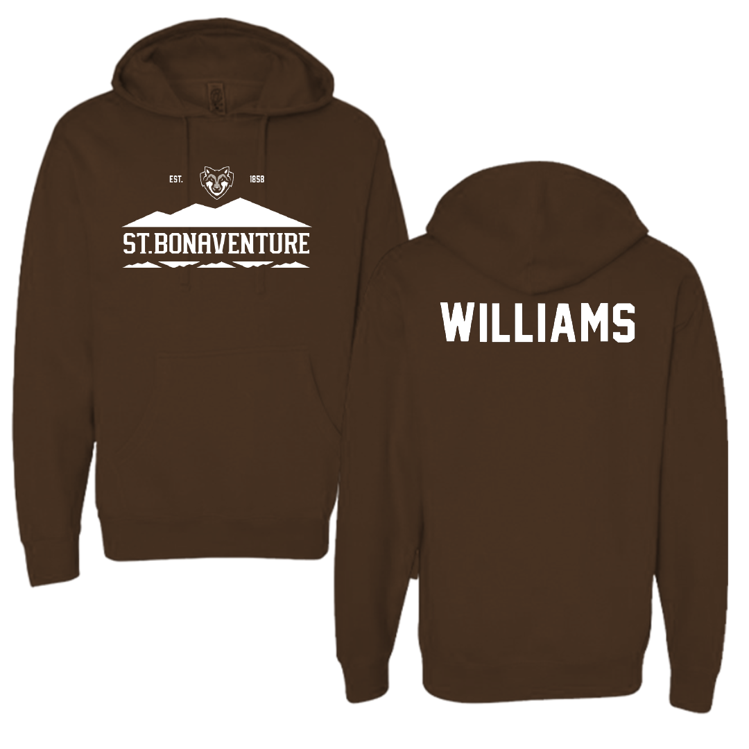 St. Bonaventure University Golf Brown General Hoodie - Gabe Williams
