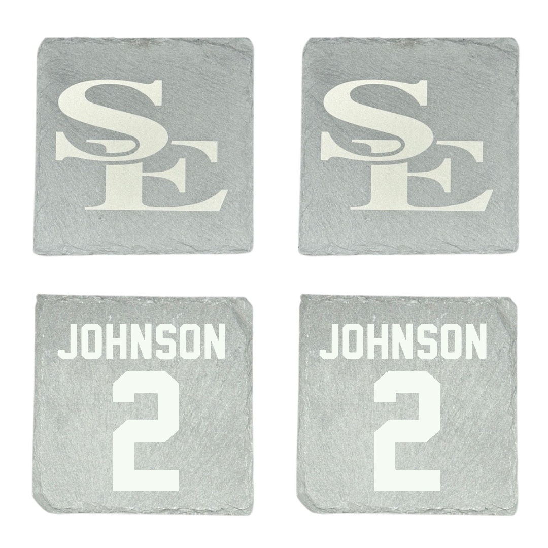 Southeastern Oklahoma State University Softball Stone Coaster (4 Pack)  - #2 Lorryn Johnson