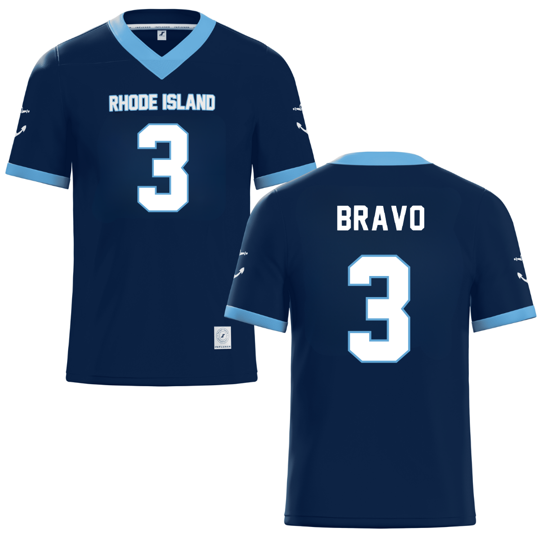 University of Rhode Island Navy Lacrosse Jersey - #3 Emma Bravo