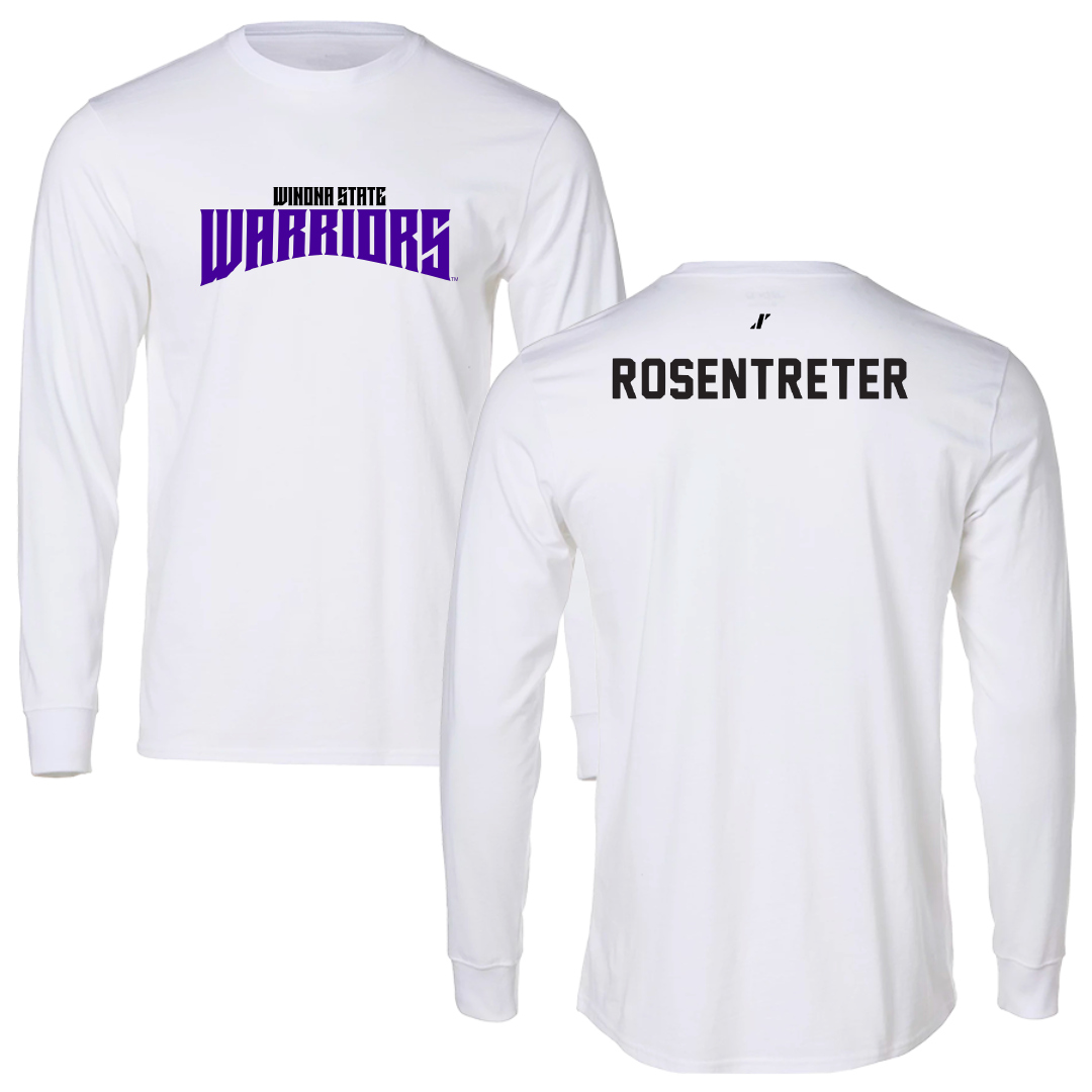Winona State University Tennis White Classic Long Sleeve - Halle Rosentreter