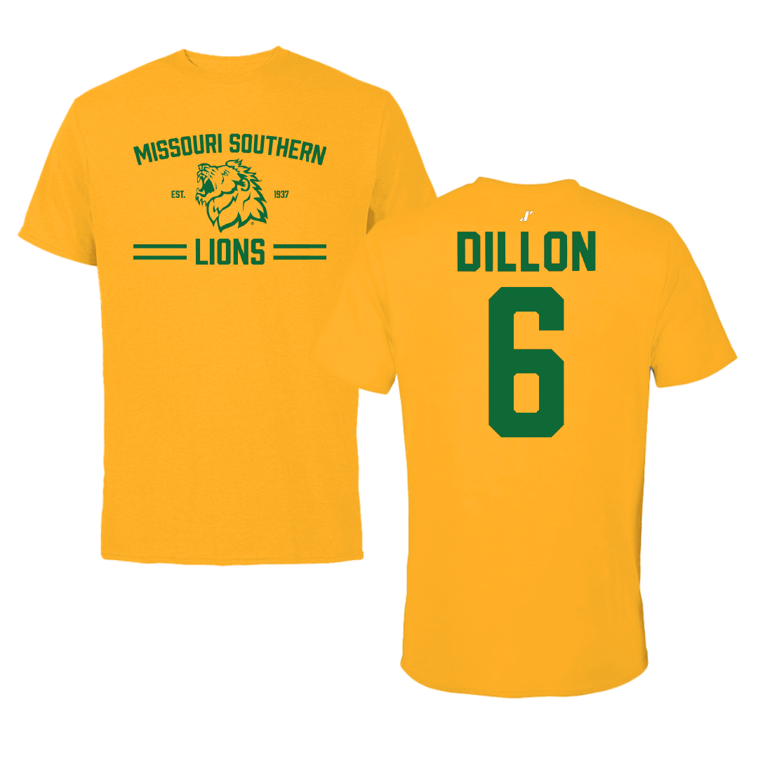 Missouri Southern State University Softball Gold General Tee - #6 Bailey Dillon