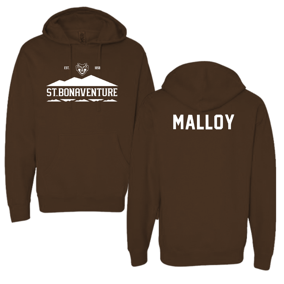 St. Bonaventure University TF and XC Brown General Hoodie - Casey Malloy