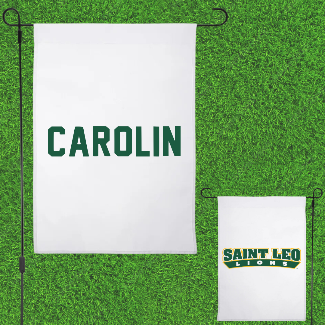Saint Leo University Lacrosse White Garden Flag - Alex Carolin
