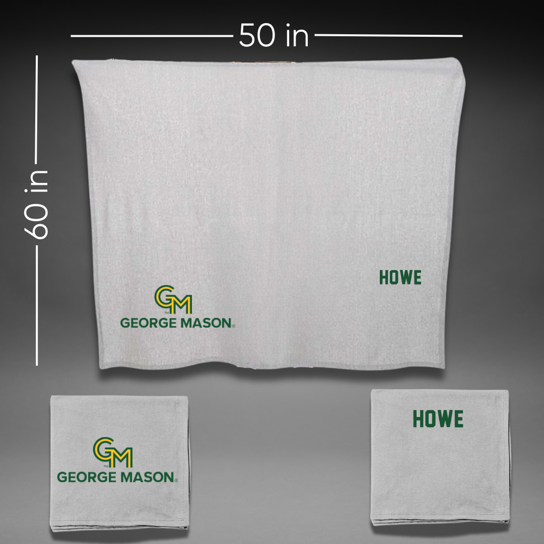 George Mason University Rowing Gray Blanket - Julia Howe