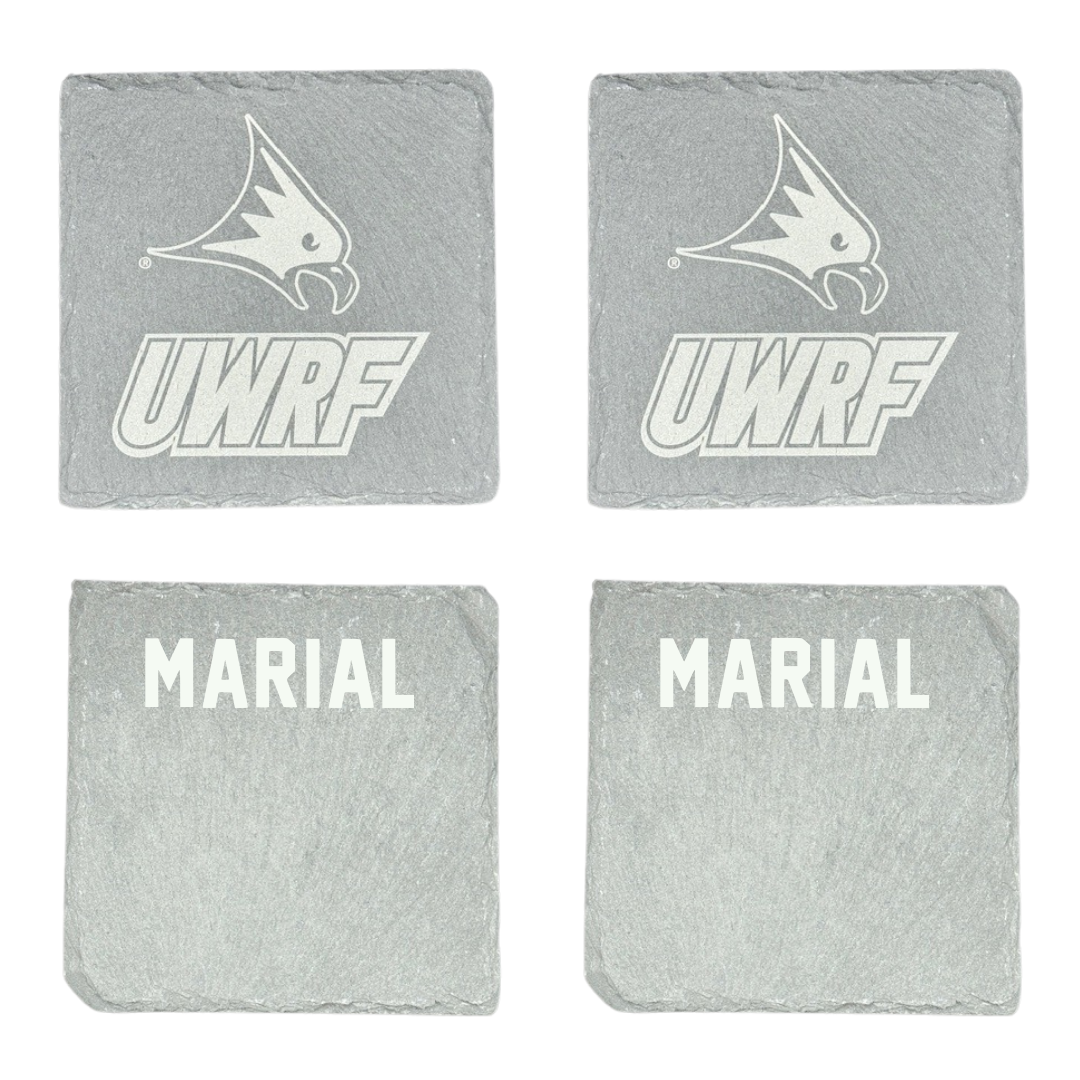 University of Wisconsin-River Falls TF and XC Stone Coaster (4 Pack)  - Yaih Marial