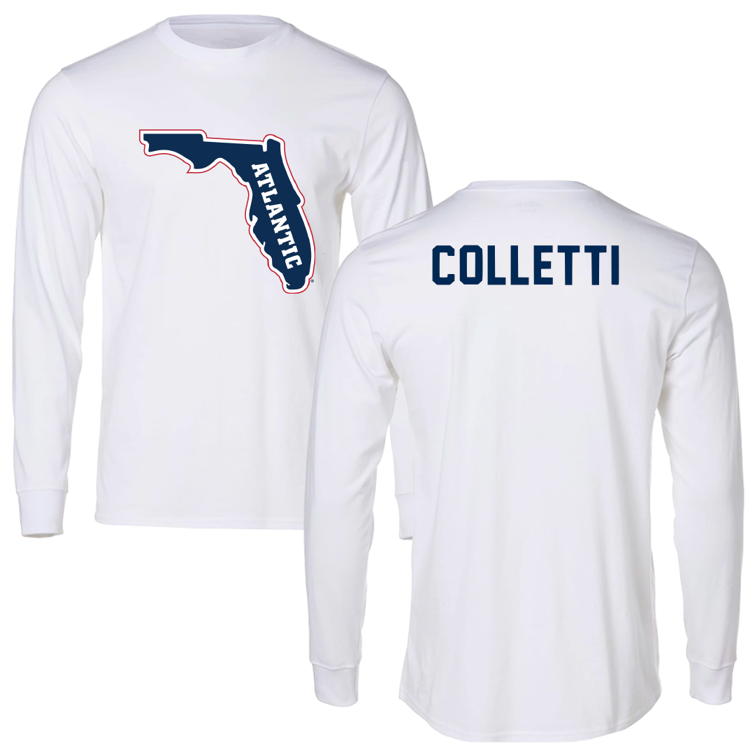 Florida Atlantic University Dance White Performance Long Sleeve - Courtney Colletti