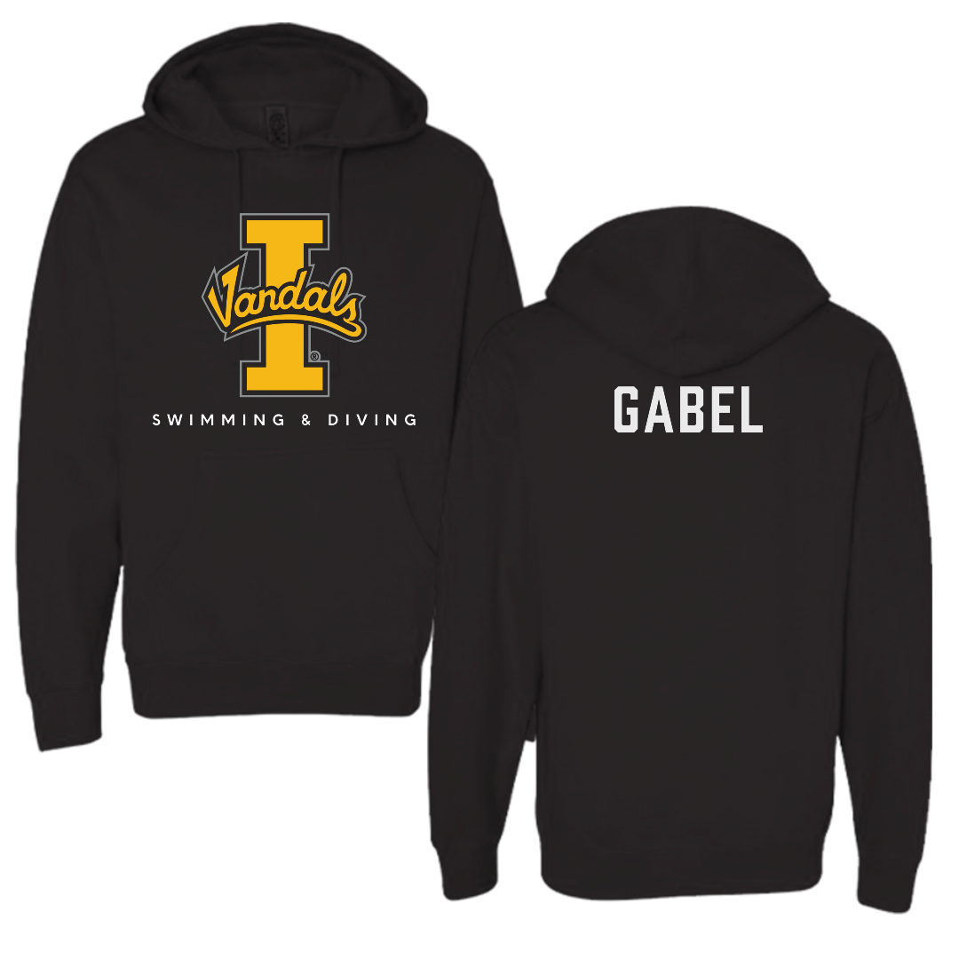 University of Idaho Swimming & Diving Black Vandals Hoodie - Cadence Gabel