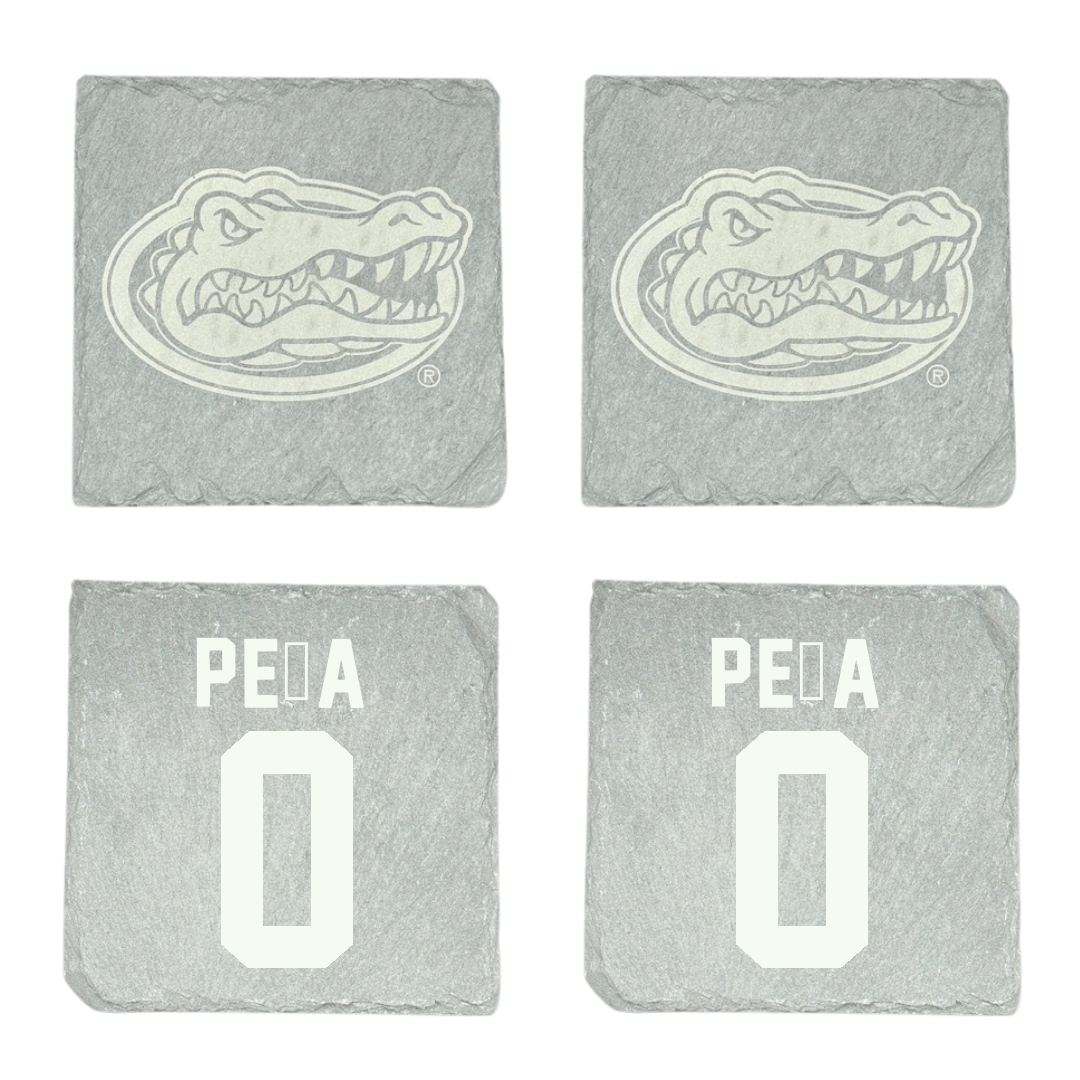 University of Florida Soccer Stone Coaster (4 Pack)  - #0 Paloma Peña
