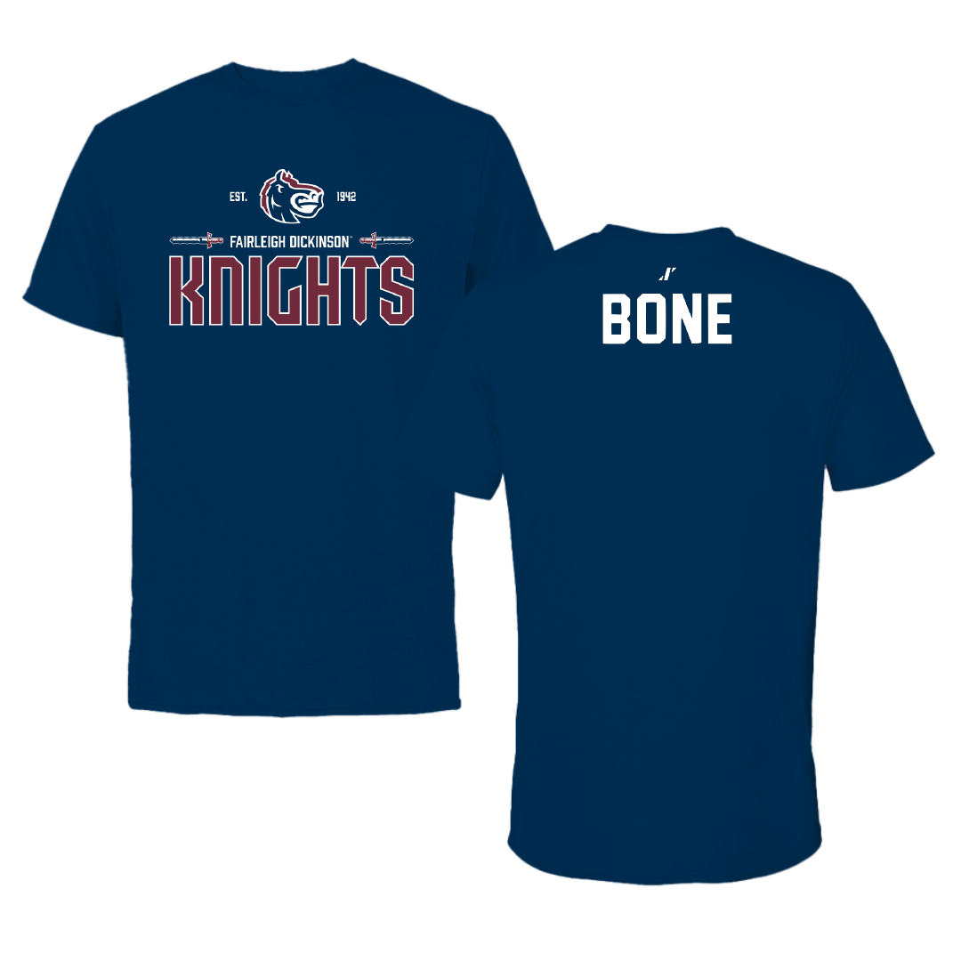 Fairleigh Dickinson University-Metropolitan Campus Fencing Navy General Performance Tee - Emily Bone