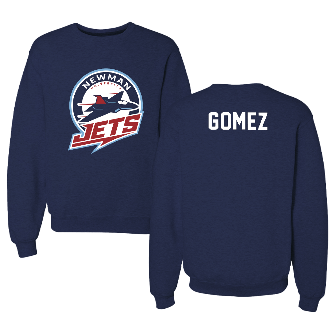 Newman University Wrestling Navy Crewneck - Rio Gomez