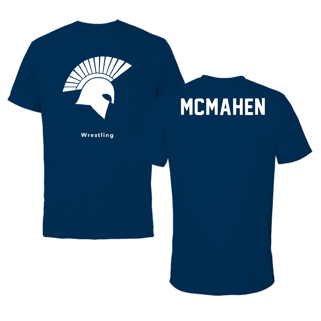 Missouri Baptist University Wrestling Navy Performance Tee - Dean McMahen