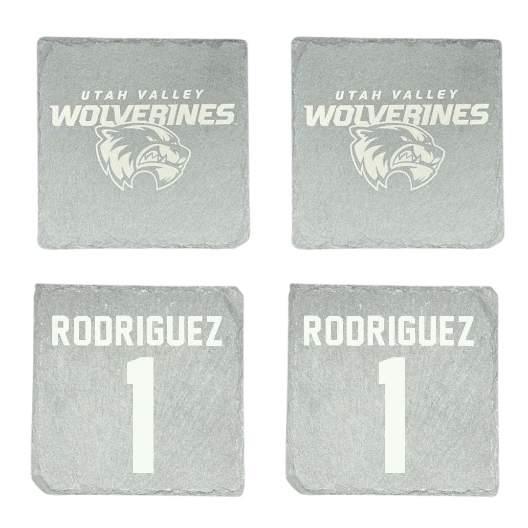 Utah Valley University Softball Stone Coaster (4 Pack)  - #1 Amber Rodriguez